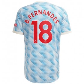 Fußballtrikots Manchester United Bruno Fernandes 18 2021-2022 Kurzarm Auswärts-trikot kaufen